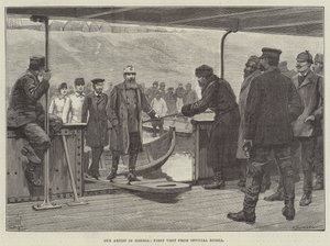 Unser Künstler in Sibirien, erster Besuch aus dem offiziellen Russland